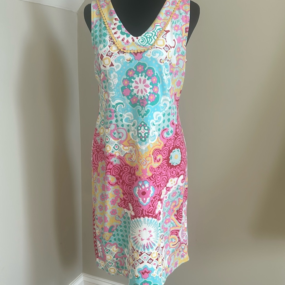 Talbots sleeveless cotton dress